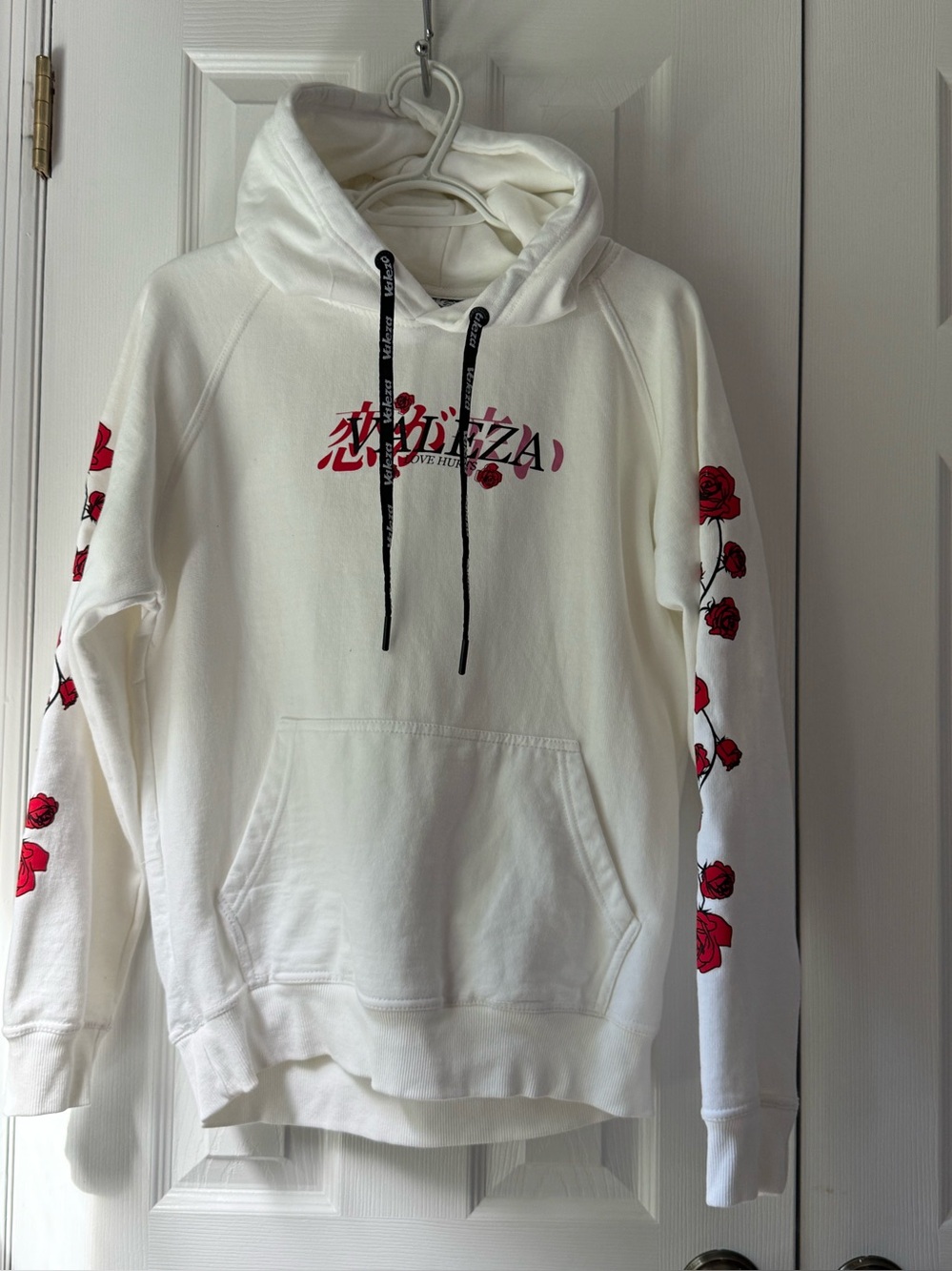 Valeza Attention Seekers White Hoodie Large
